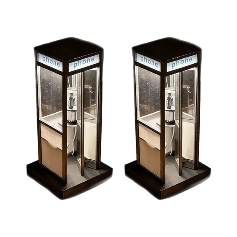 Telephone Booth Decorative Night Lamp