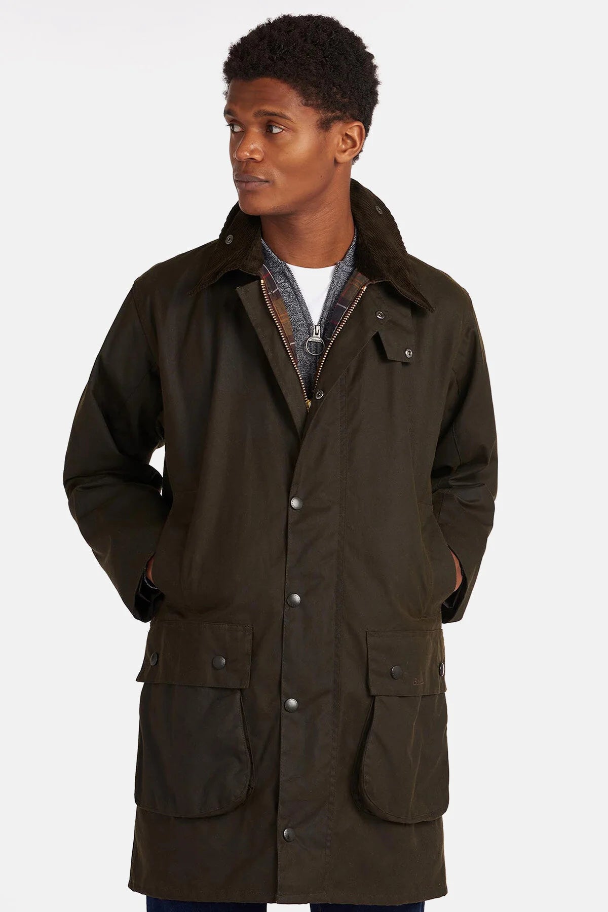 Classic Northumbria Wax Jacket - OLIVE