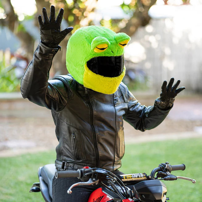 Motorcycle Helmet Cover - Frog