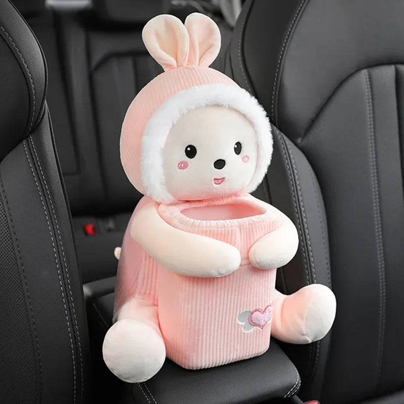 😍 Cute Plush Doll Tissue Box