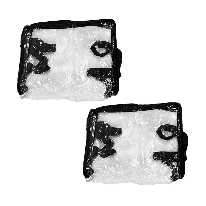 Large Clear Thick Plastic Storage Bag with a zipper