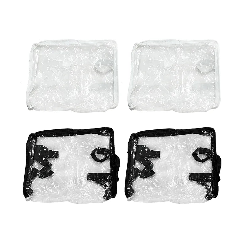 Large Clear Thick Plastic Storage Bag with a zipper