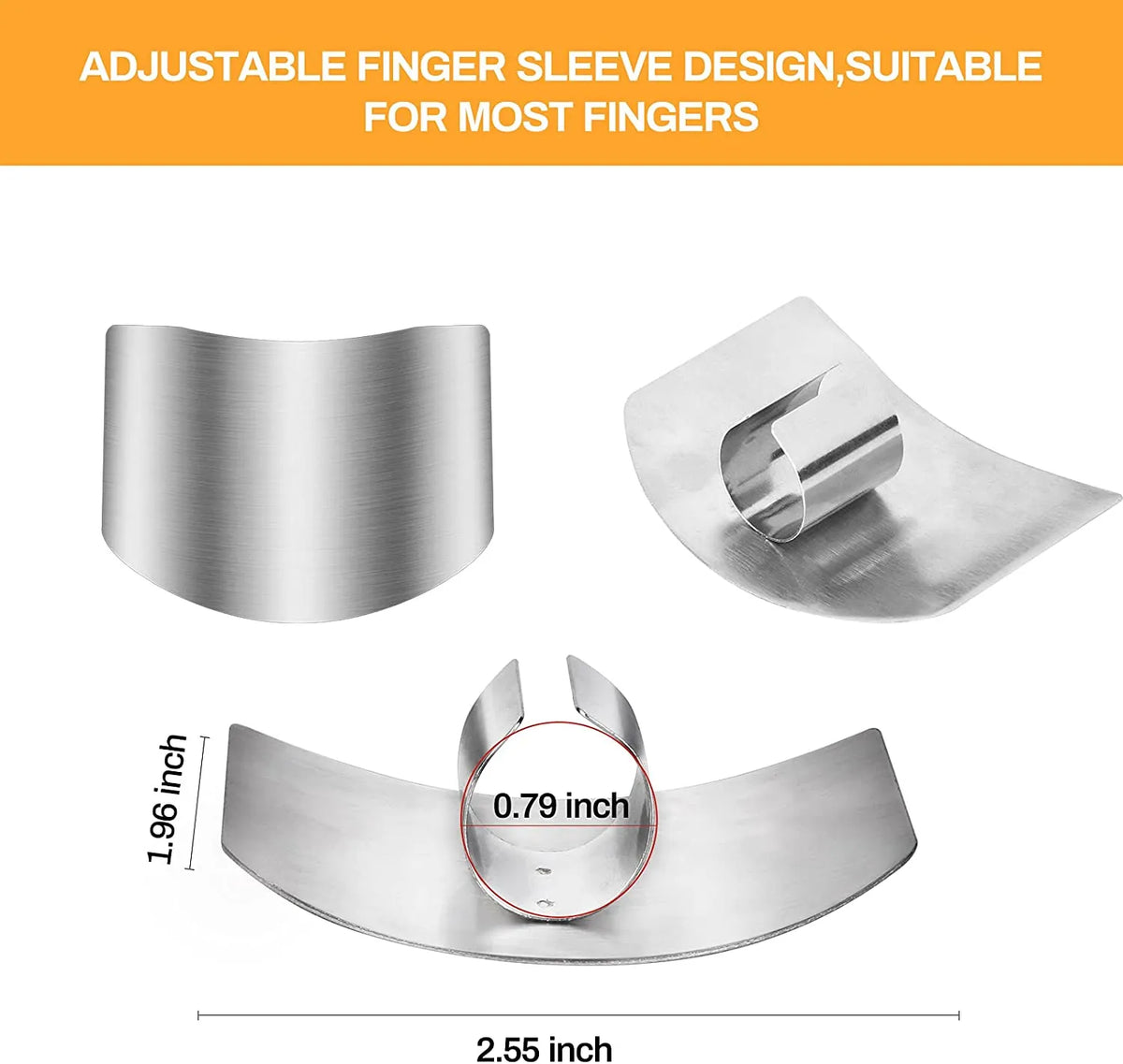 🎁 Kitchen Tool Aid Stainless Steel Finger Guard