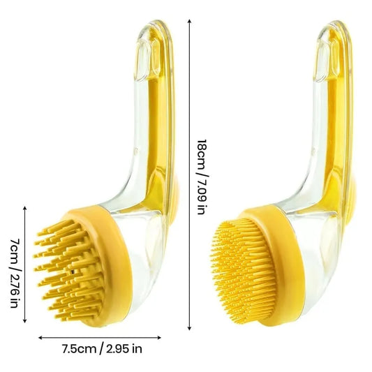 🍃New 2 in 1 Pet Bath and Grooming Brush