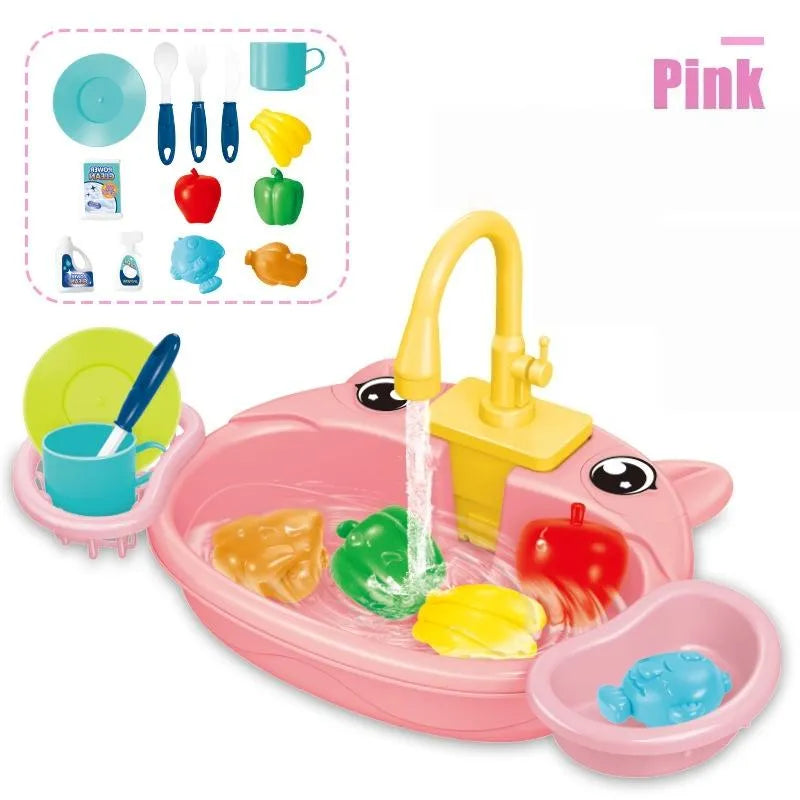 Animal Series Electric Kitchen Sink Toy