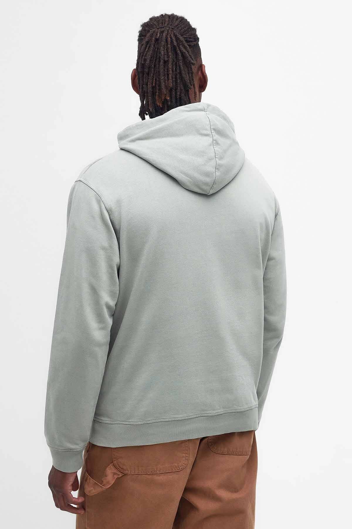 Washed Logo Hoodie - FOREST FOG