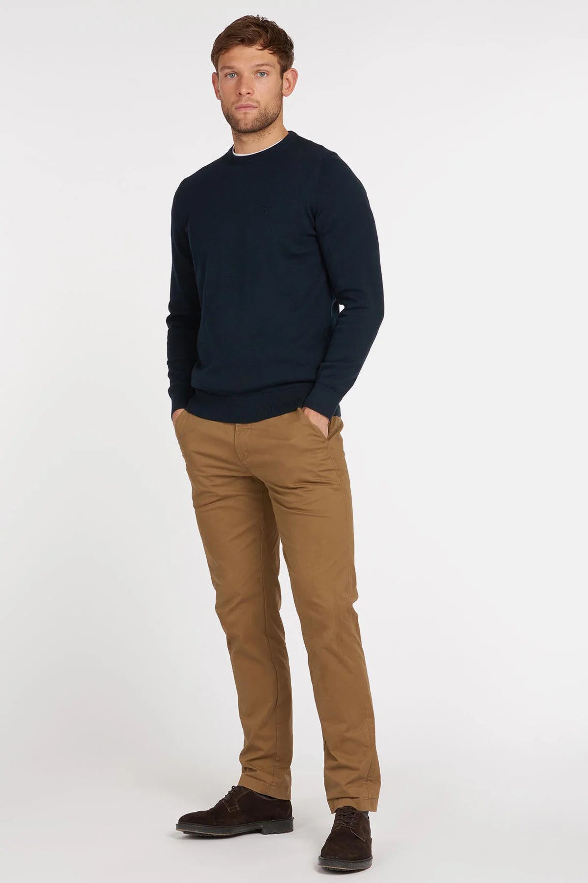 Pima Cotton Sweatshirt - NAVY