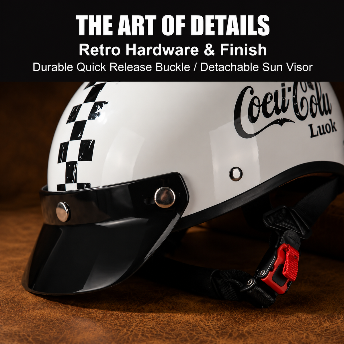 Retro half-helmet, summer travel gear-H50