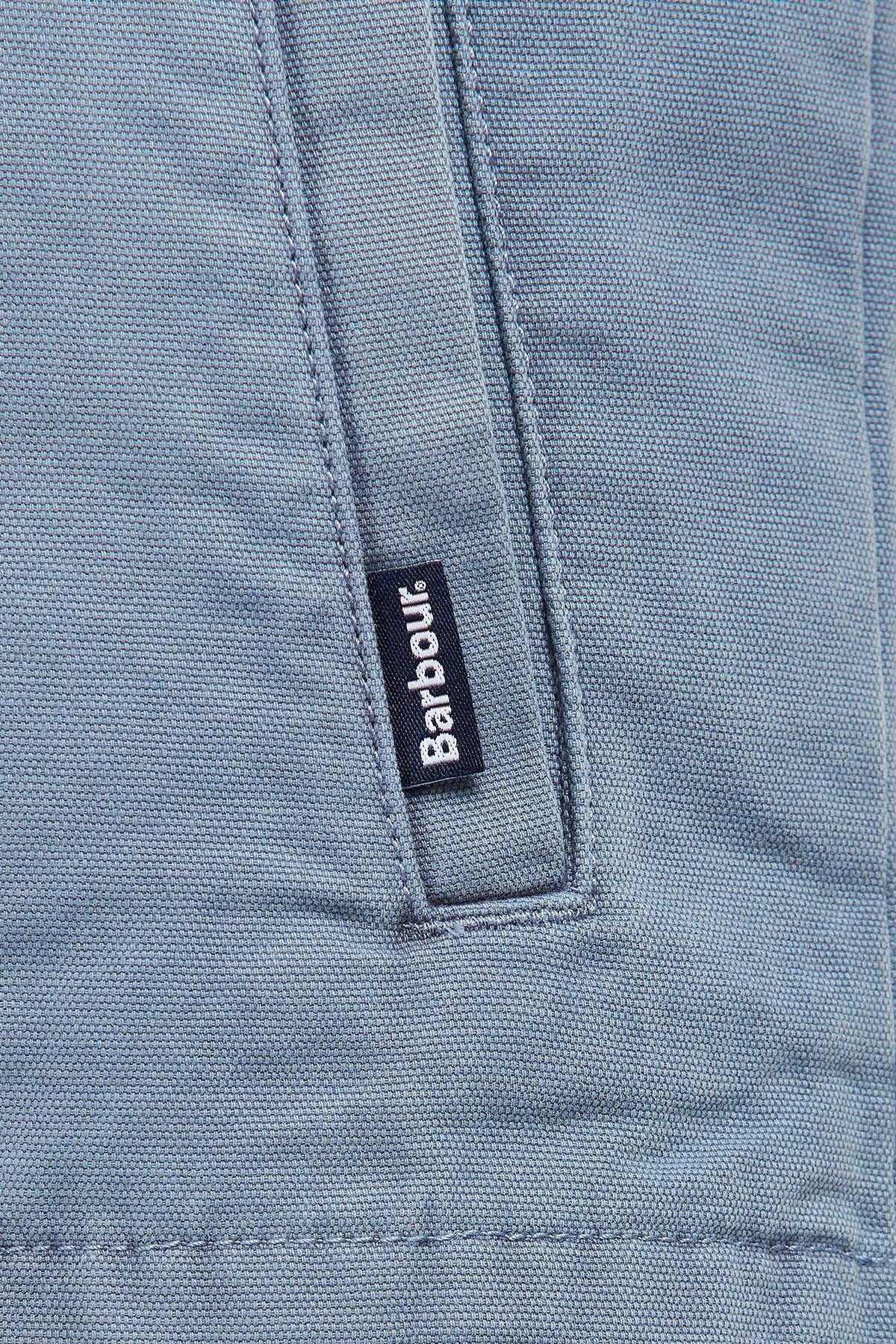 Washed Cotton Overshirt - WASHED BLUE