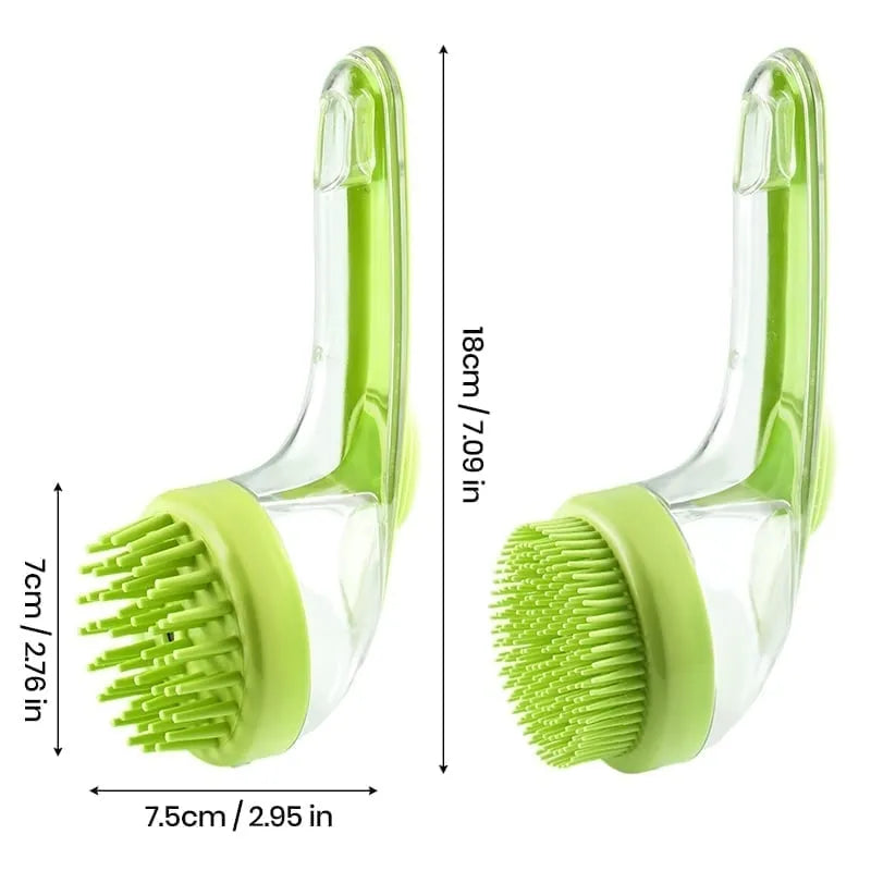 🍃New 2 in 1 Pet Bath and Grooming Brush