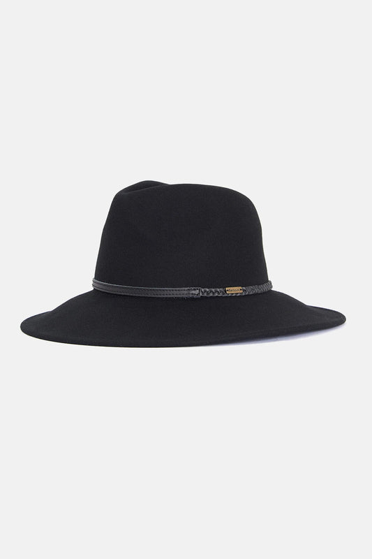 Pure Wool Fedora - BLACK