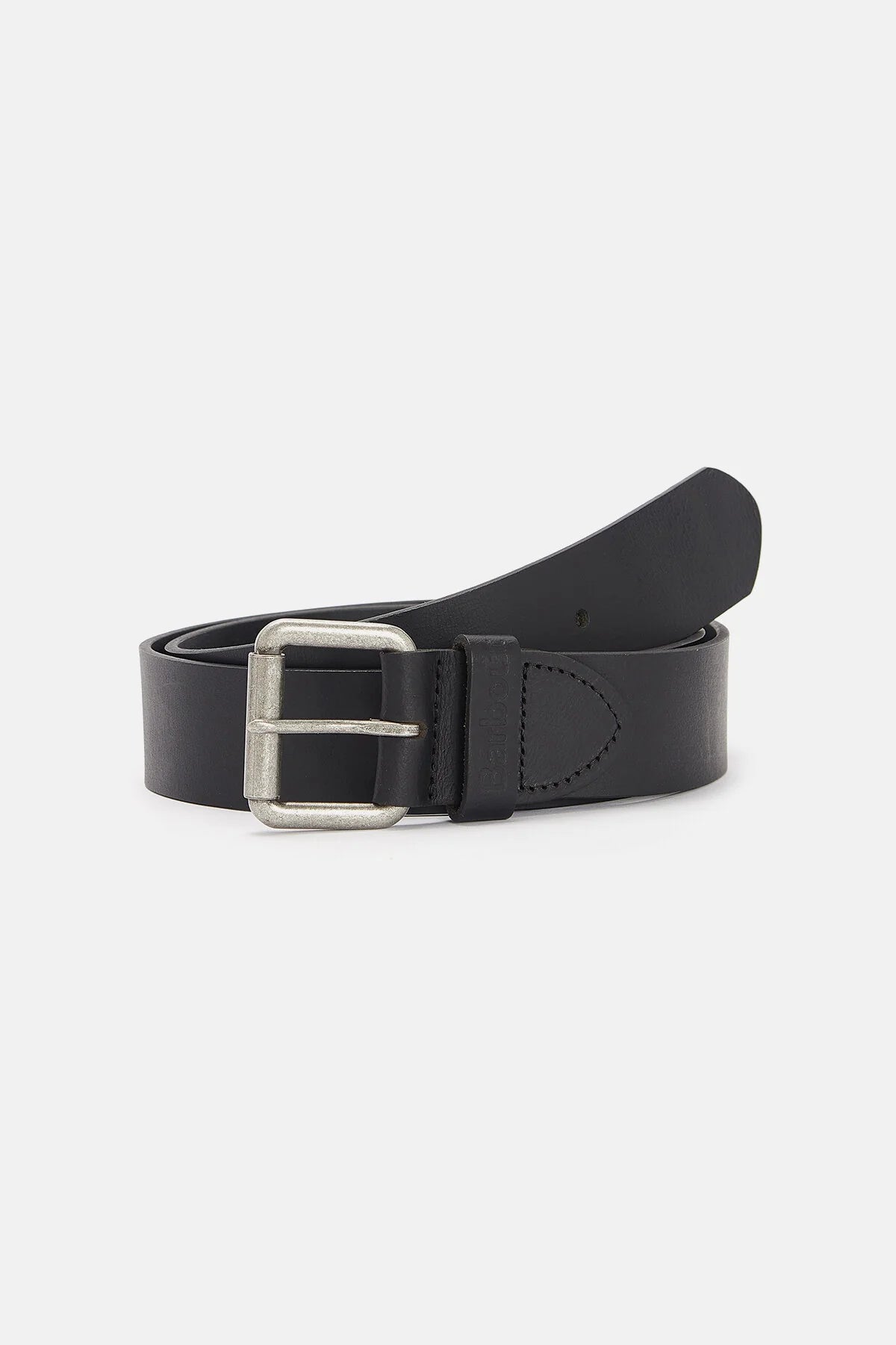 Matt Leather Belt - BLACK