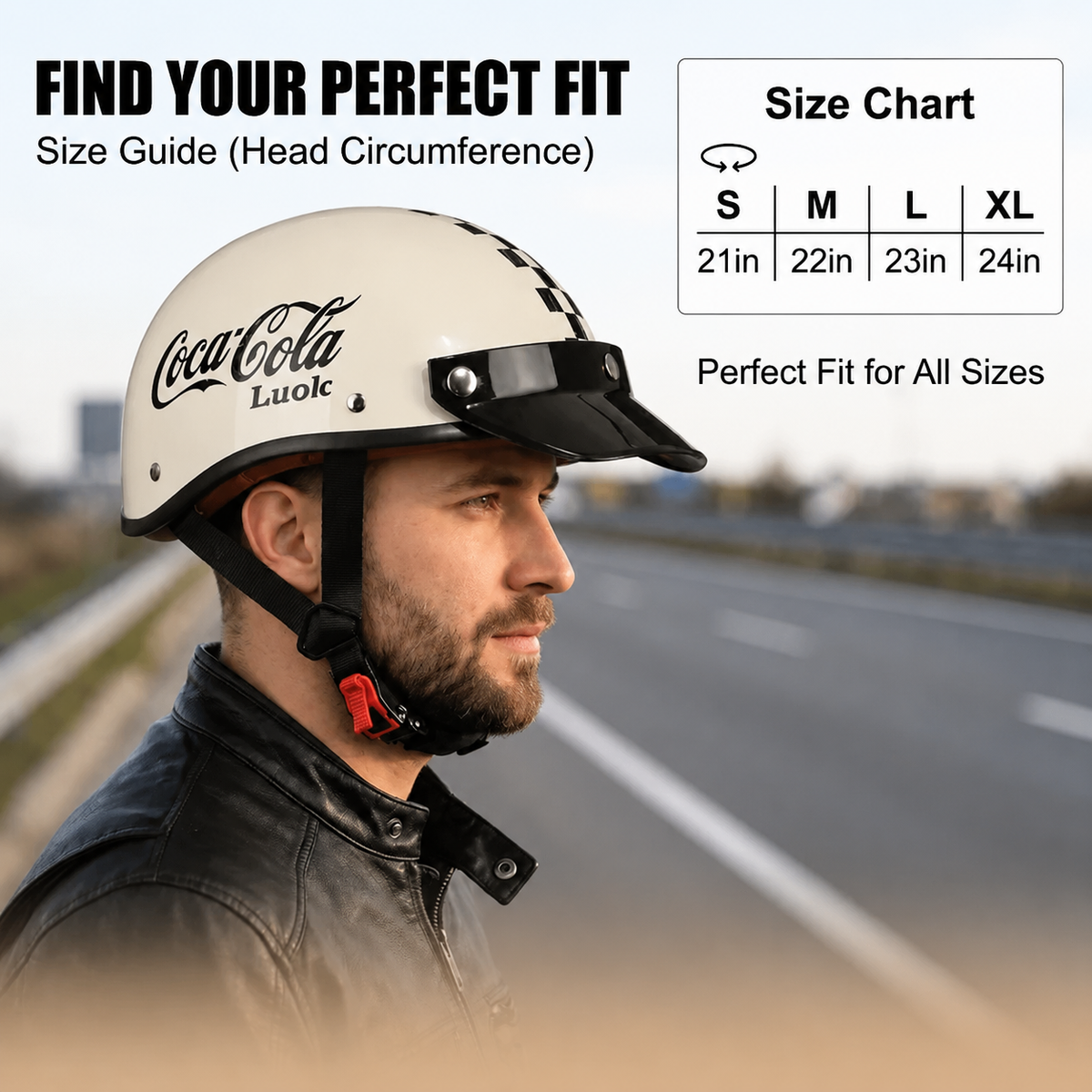 Retro half-helmet, summer travel gear-H50