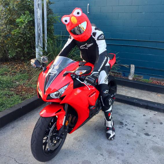 Motorcycle Helmet Cover - Red