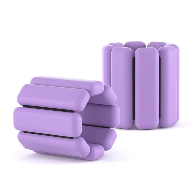 Weighted silicone sports wristband
