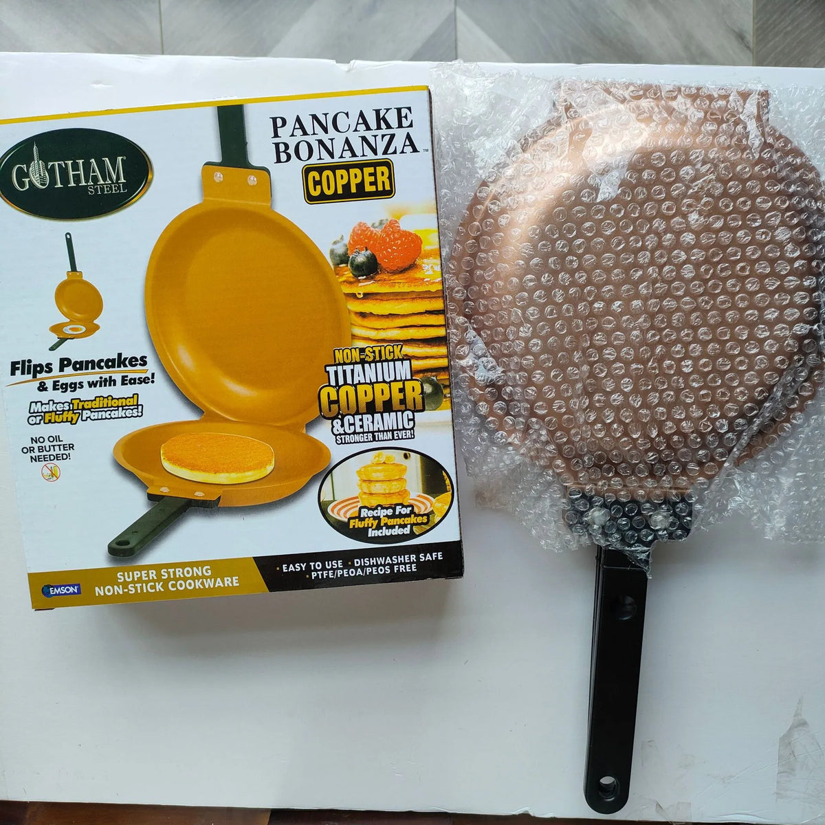 💕 DOUBLE SIDED NON-STICK FRYING PAN