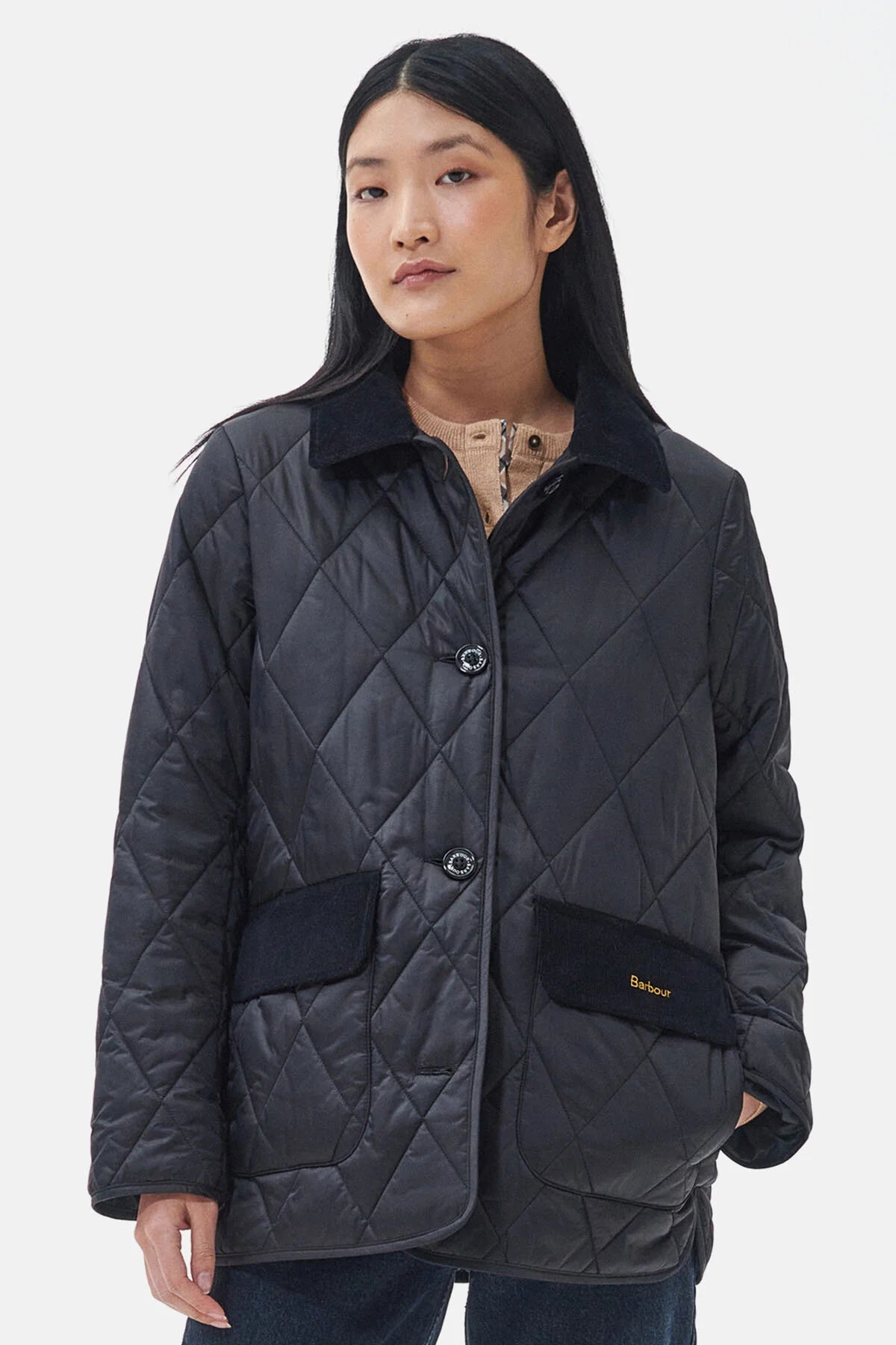Bragar Quilted Jacket - BLACK/ANCIENT