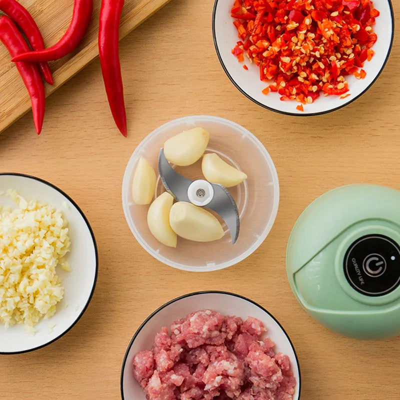 🔥USB Rechargebale Electric Garlic Grinder