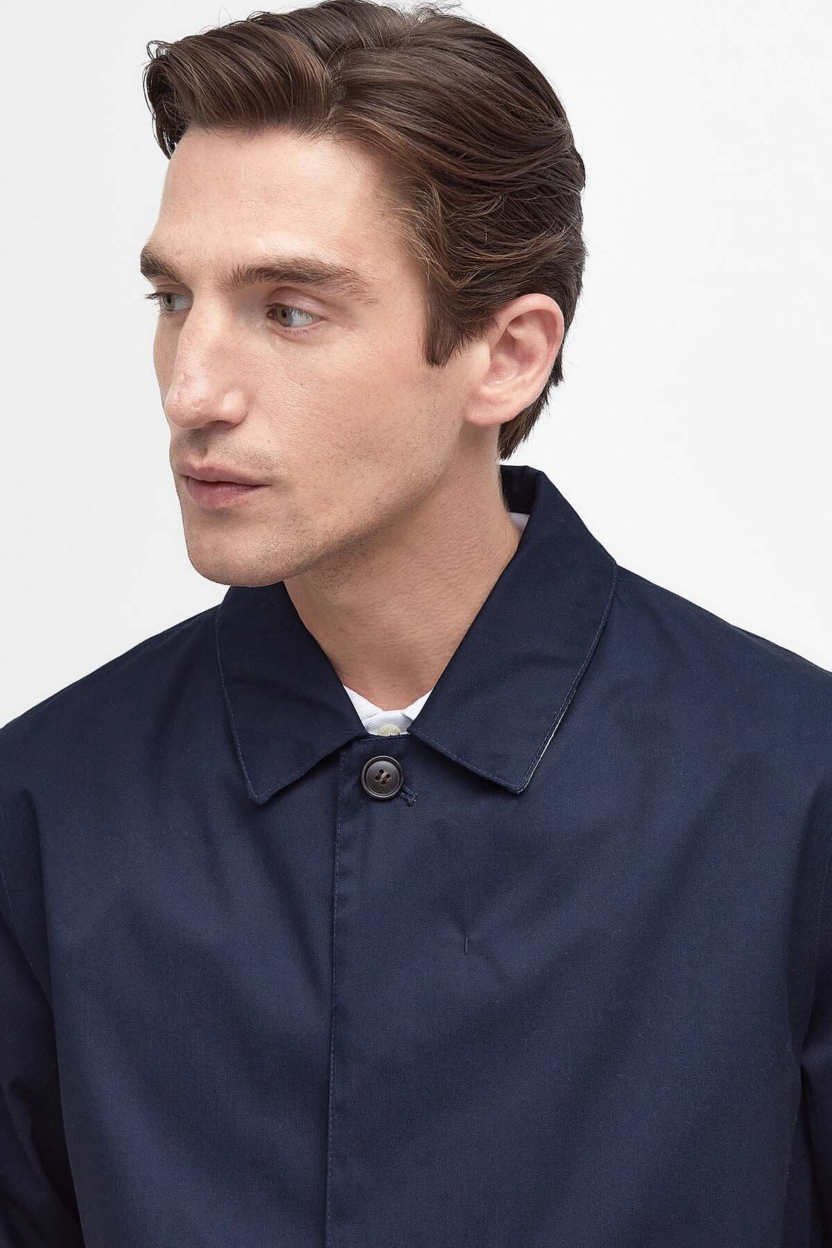 Rokig Lightweight Mac Jacket - NAVY/BERWICK