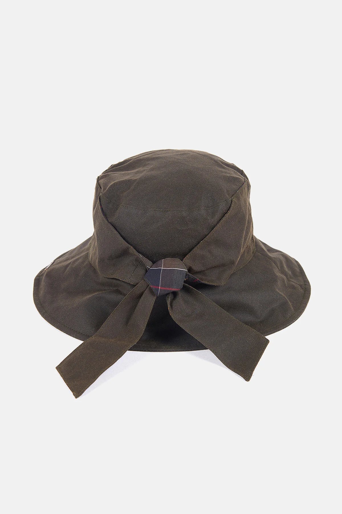 Waxeded Cotton Hat - OLIVE