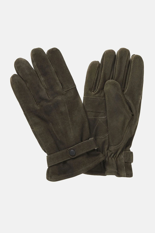Leather Thinsulate Gloves - OLIVE