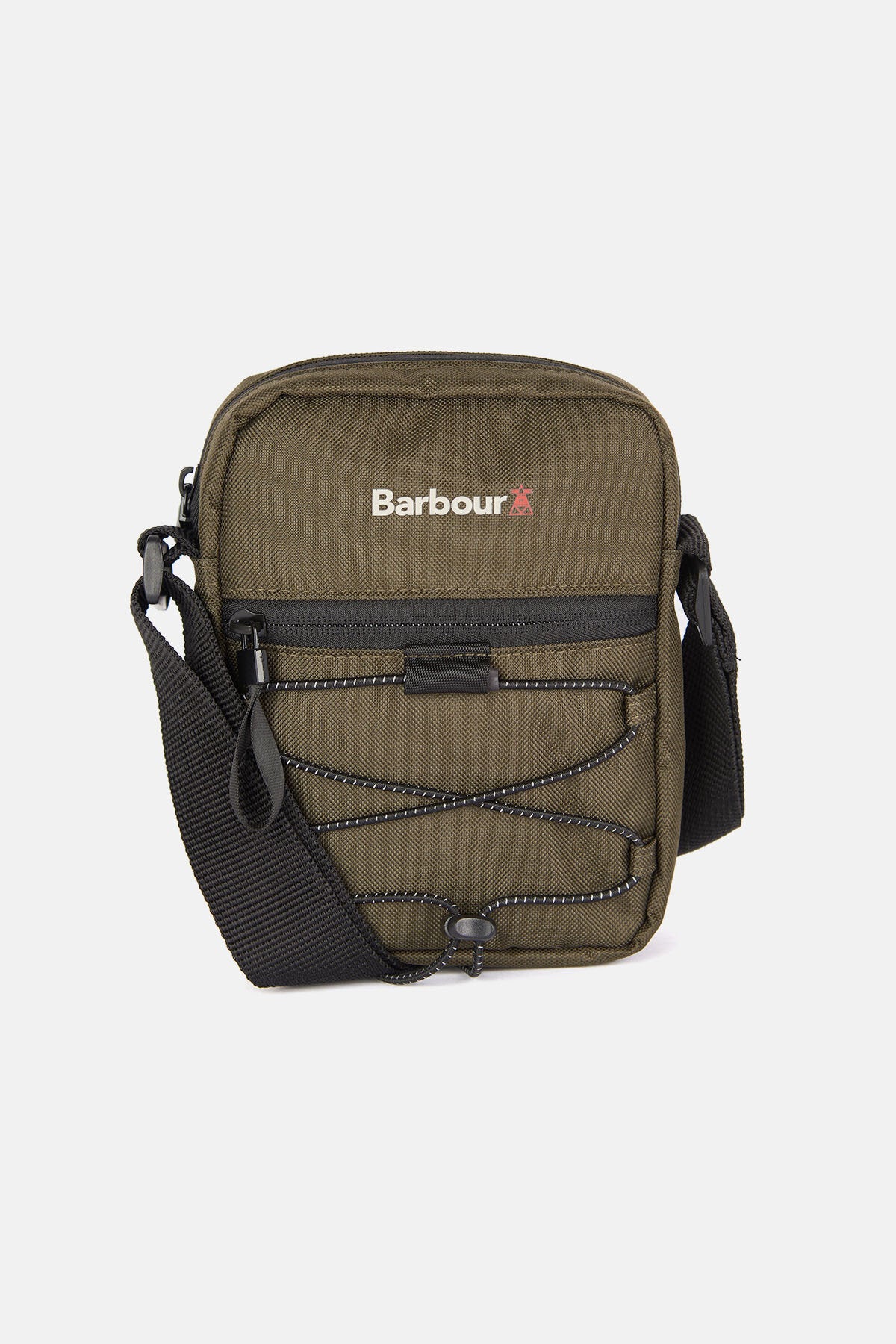 Arwin Canvas Crossbody Bag - OLIVE/BLACK