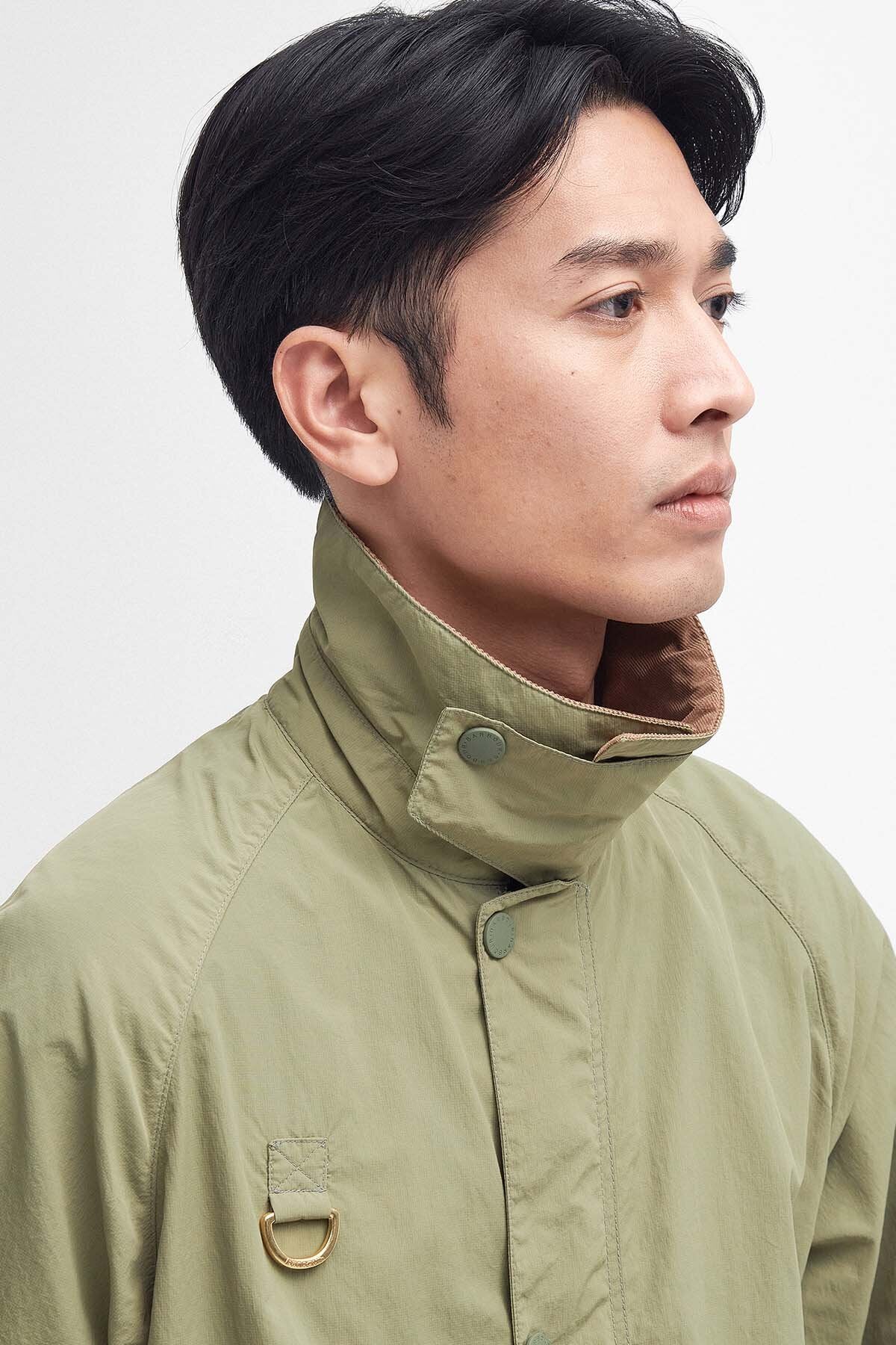 Oversized Spey Showerproof Jacket - BLEACHED OLIVE