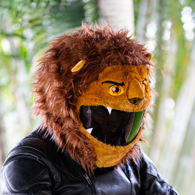 Motorcycle Helmet Cover - Lion