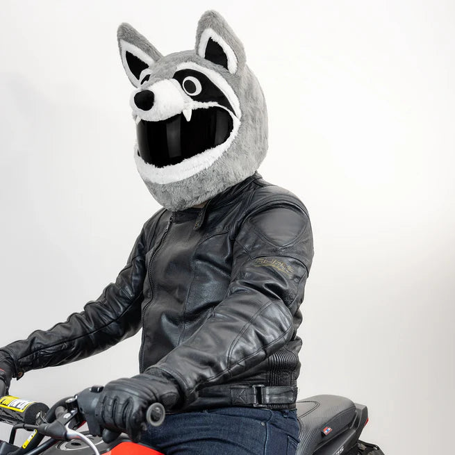 Motorcycle Helmet Cover - Raccoon
