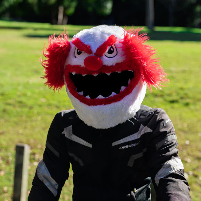 Motorcycle Helmet Cover - Scary Clown