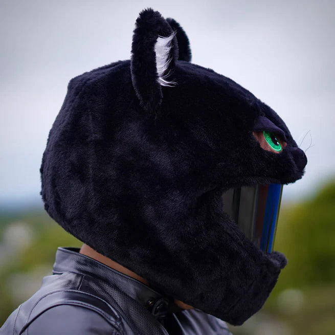 Motorcycle Helmet Cover - Cat