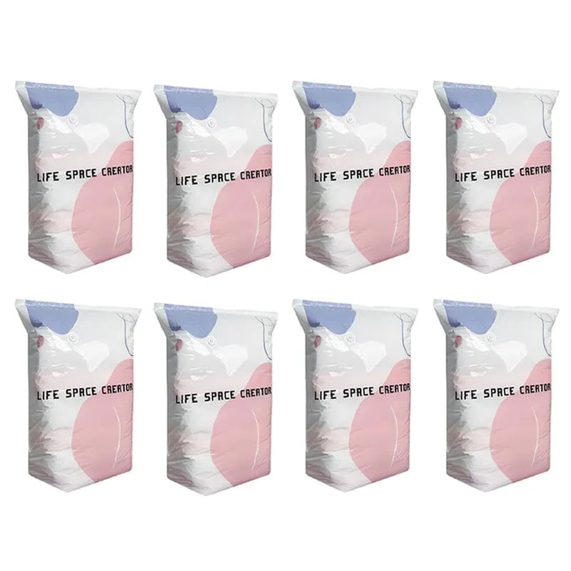 No-Pump Vacuum Storage Compression Bags