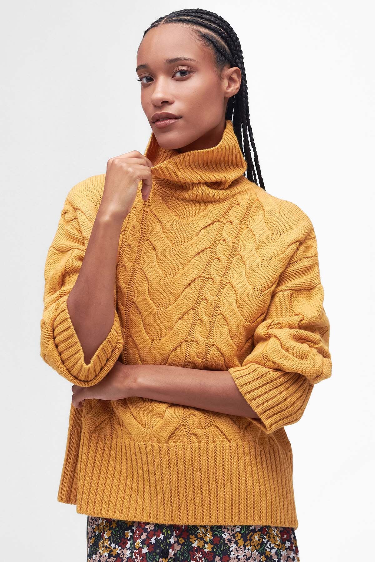 Woodlane Knitted Jumper - HARVEST GOLD
