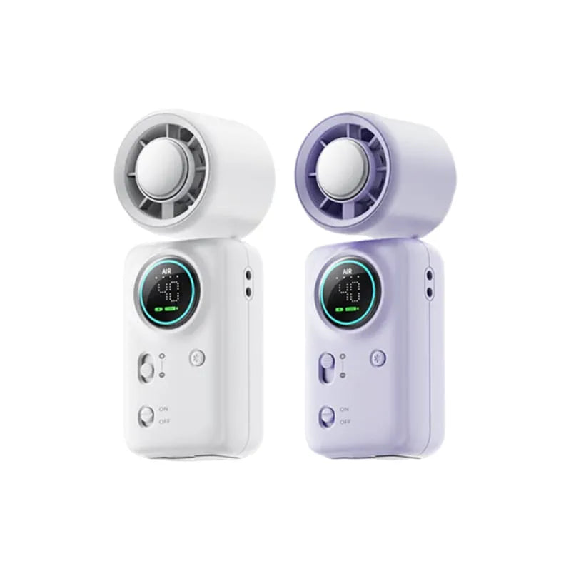 Handheld Turbo Fan with Ice Cooling