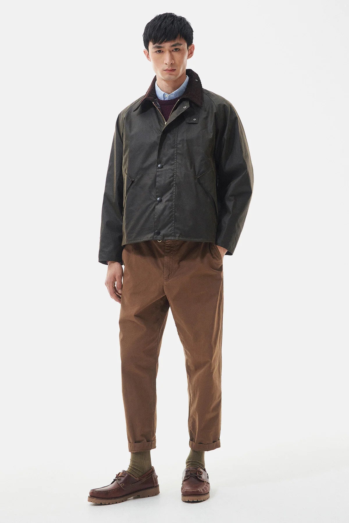 OS Transport Wax Jacket - OLIVE