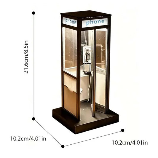 Telephone Booth Decorative Night Lamp