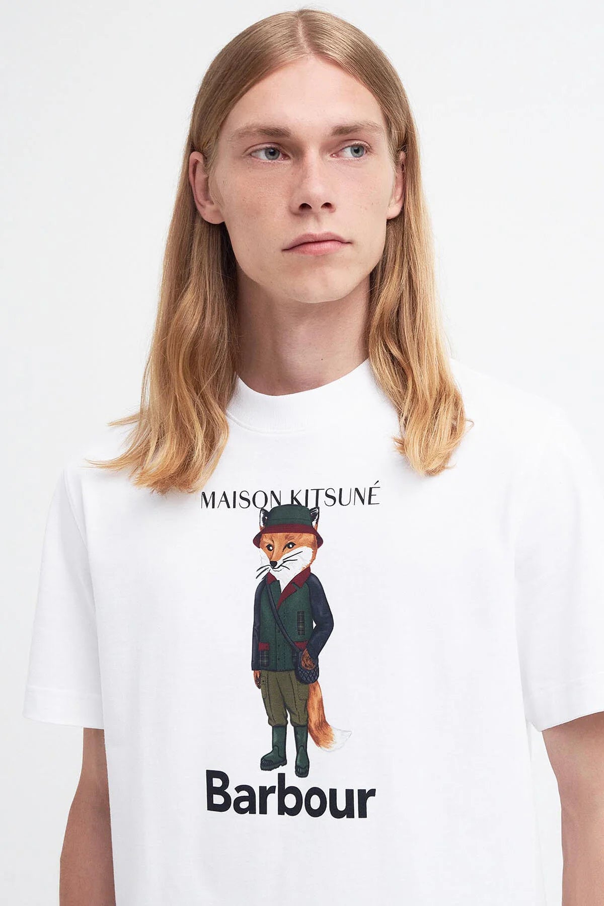 Beaufort Fox T-Shirt - WHITE