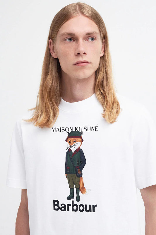 Beaufort Fox T-Shirt - WHITE