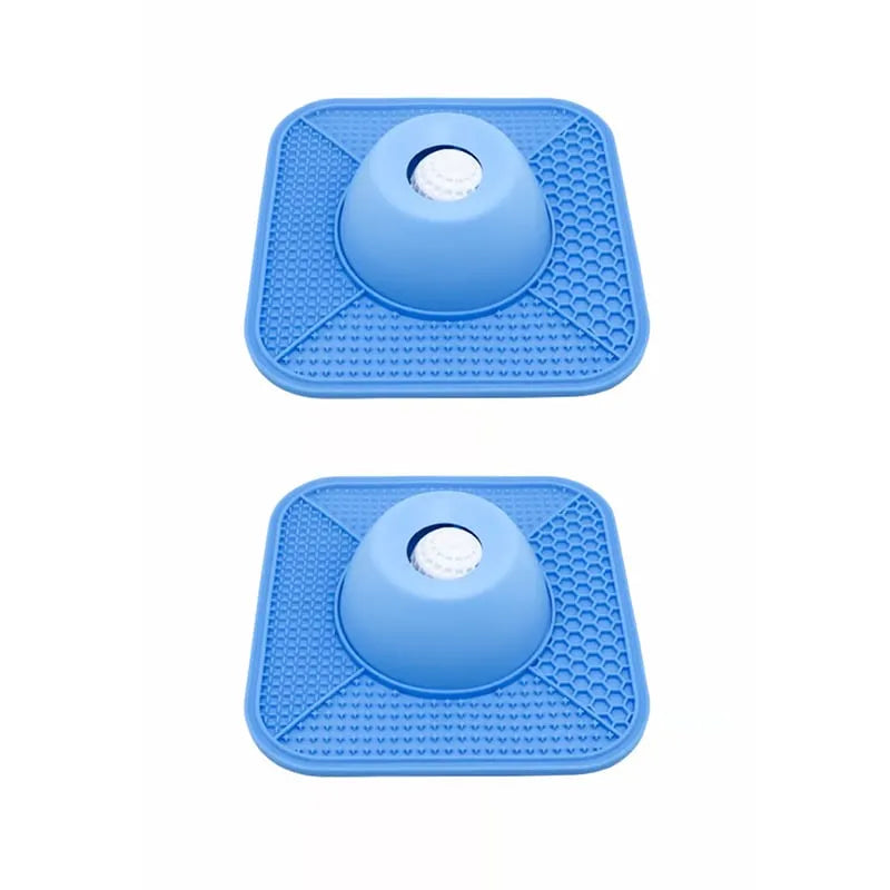 2-in-1 Pet Lick Mat with Rolling Ball