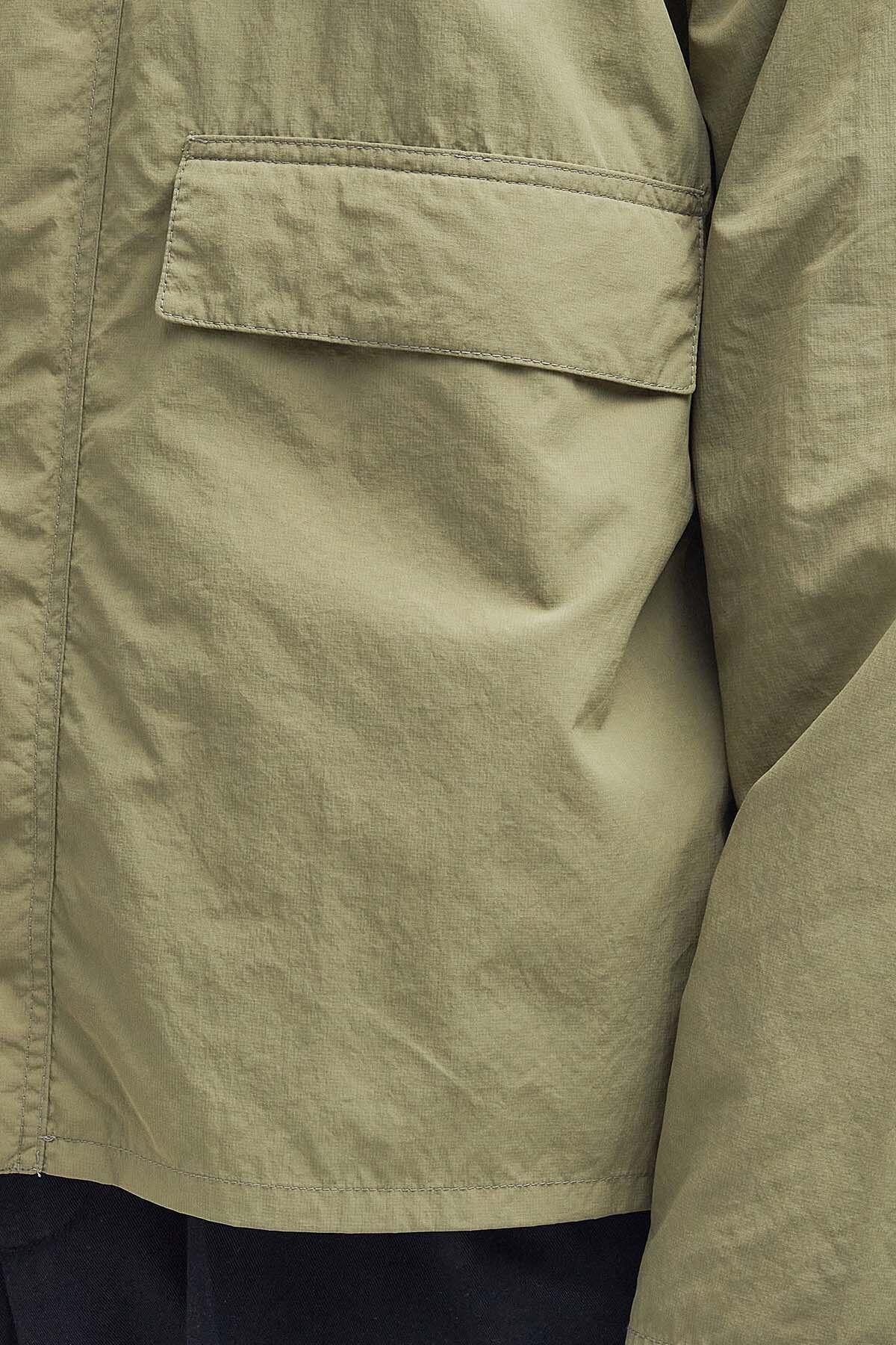 Oversized Spey Showerproof Jacket - BLEACHED OLIVE