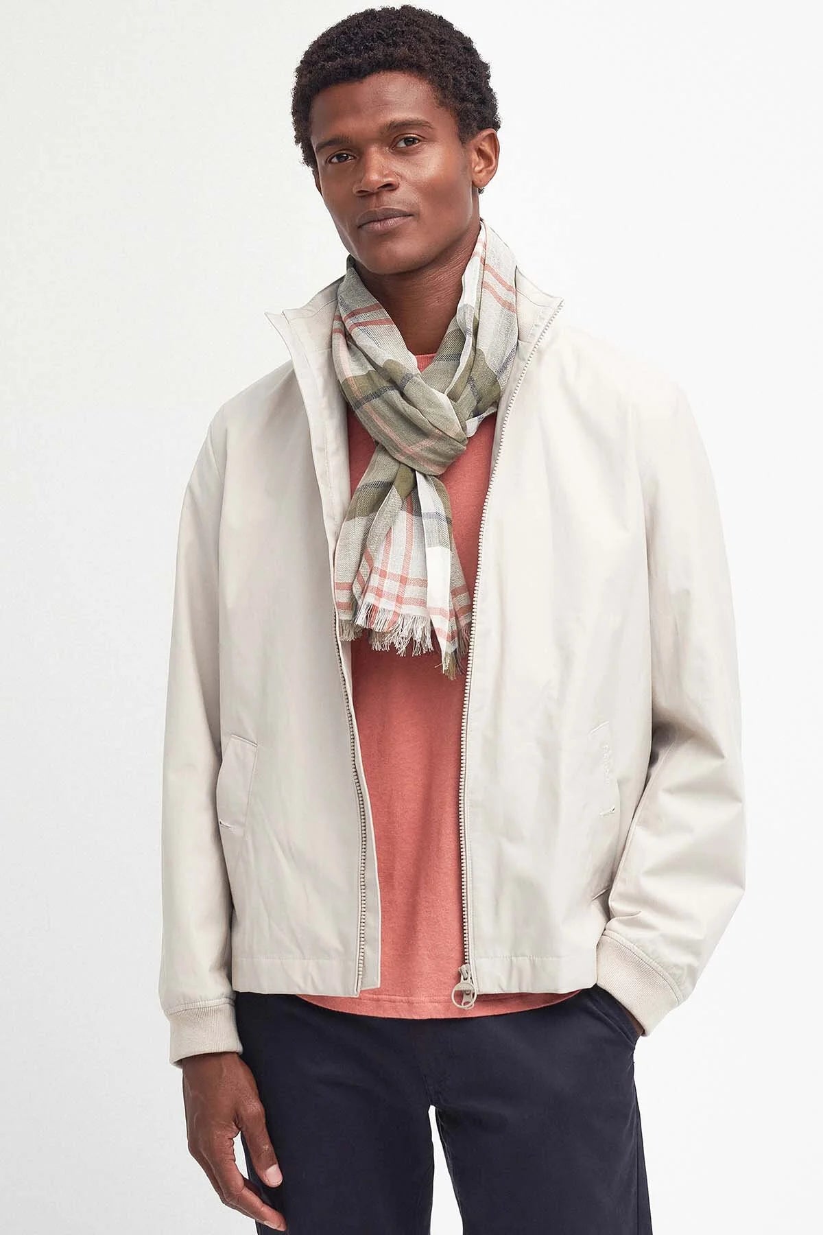 Welton Tartan Scarf - GLENMORE OLIVE TARTA