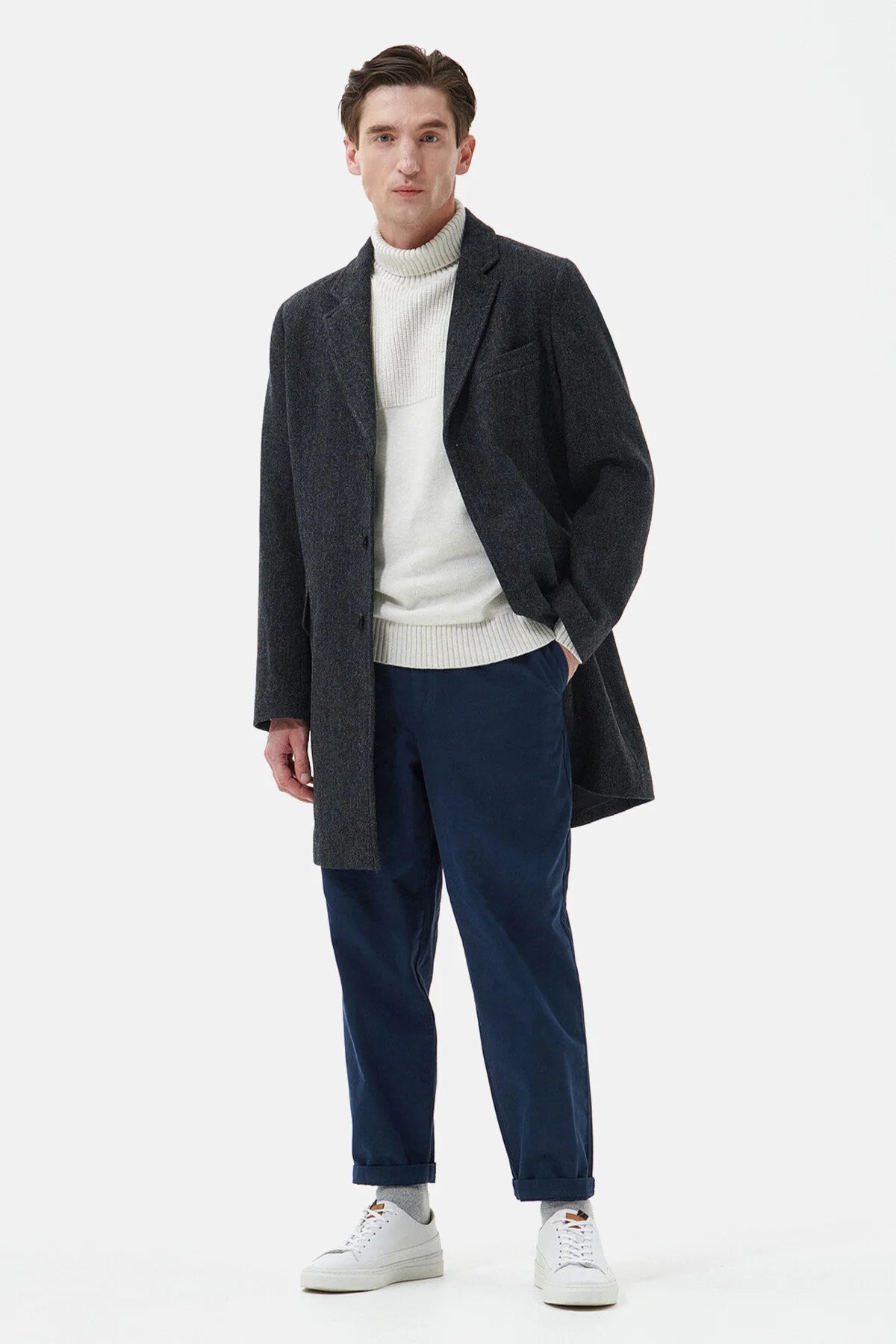 Harrow Wool Jacket - CHARCOAL