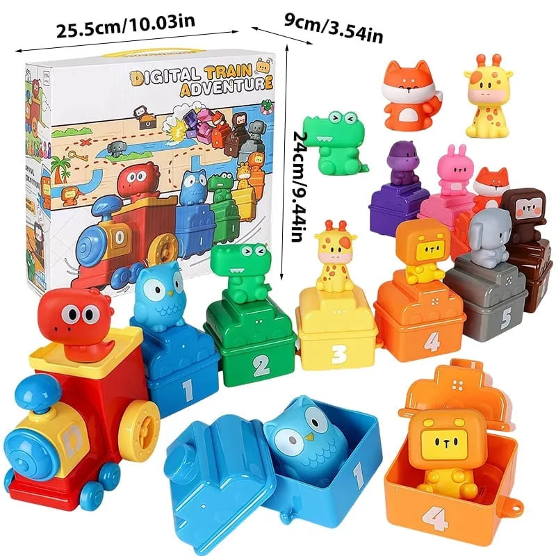 💕Montessori Digital Train Adventure Set