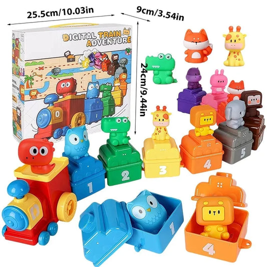 💕Montessori Digital Train Adventure Set