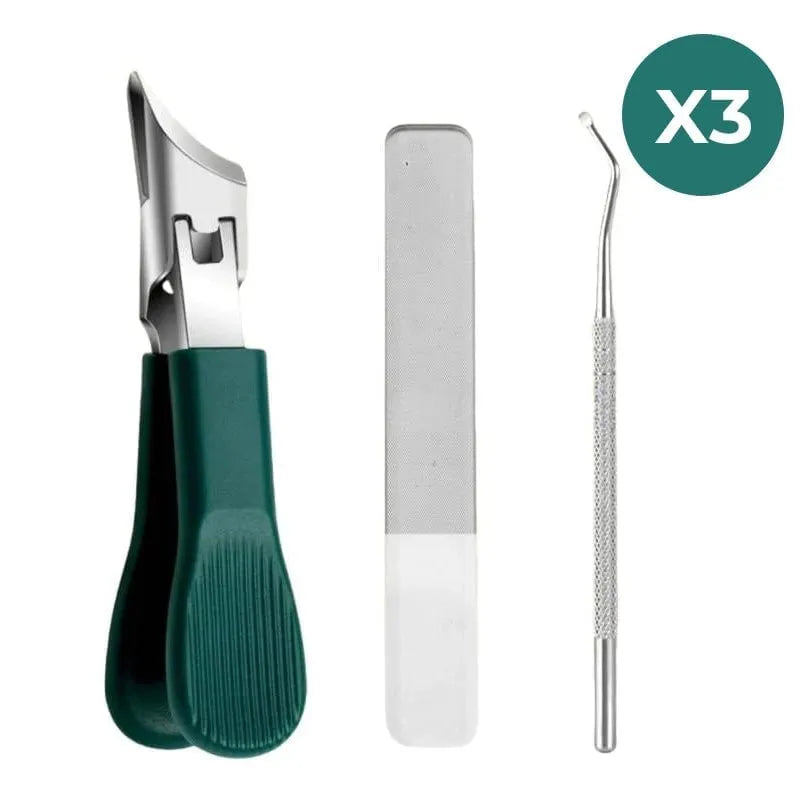 Premium 3-Piece Eagle Beak Nail Clipper Set