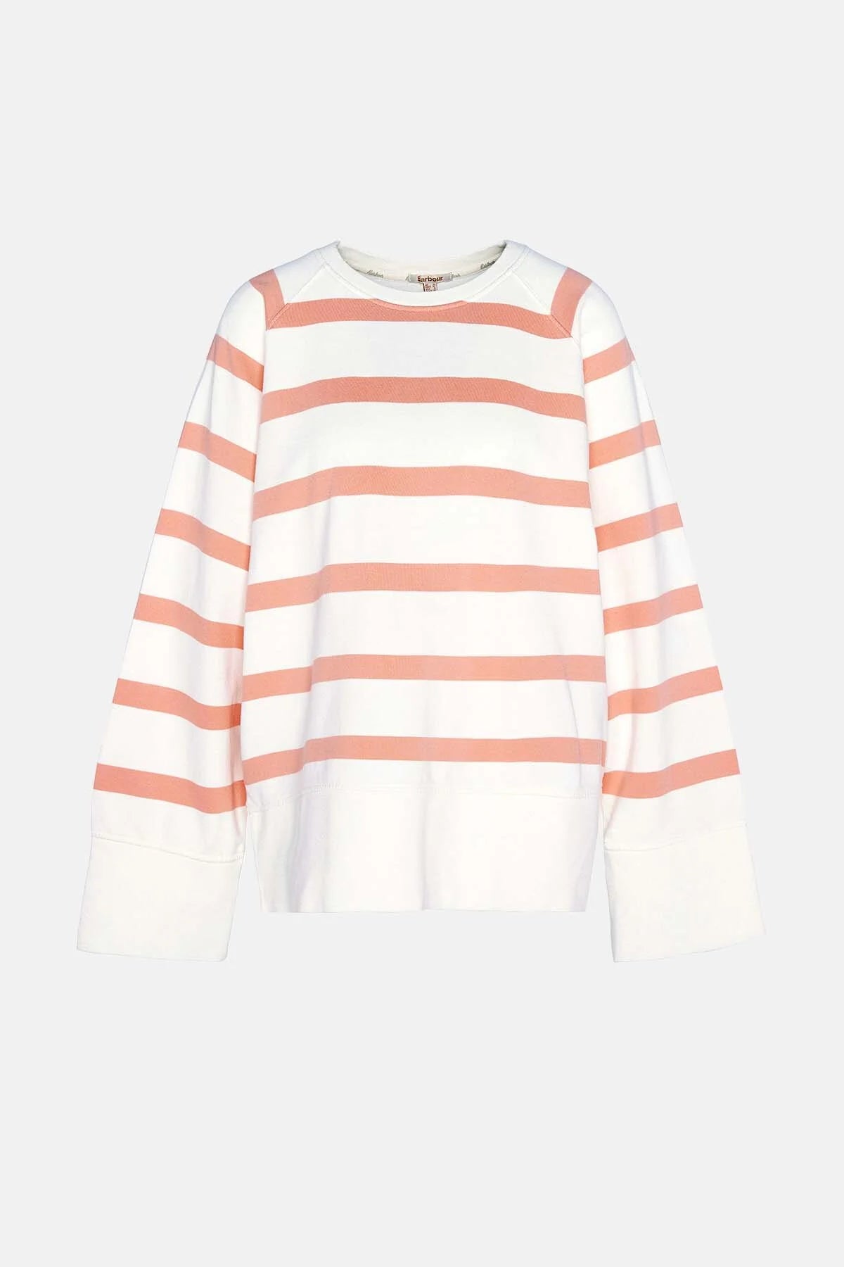 Longfield Striped Sweatshirt - CLOUD/SOFT APRICOT