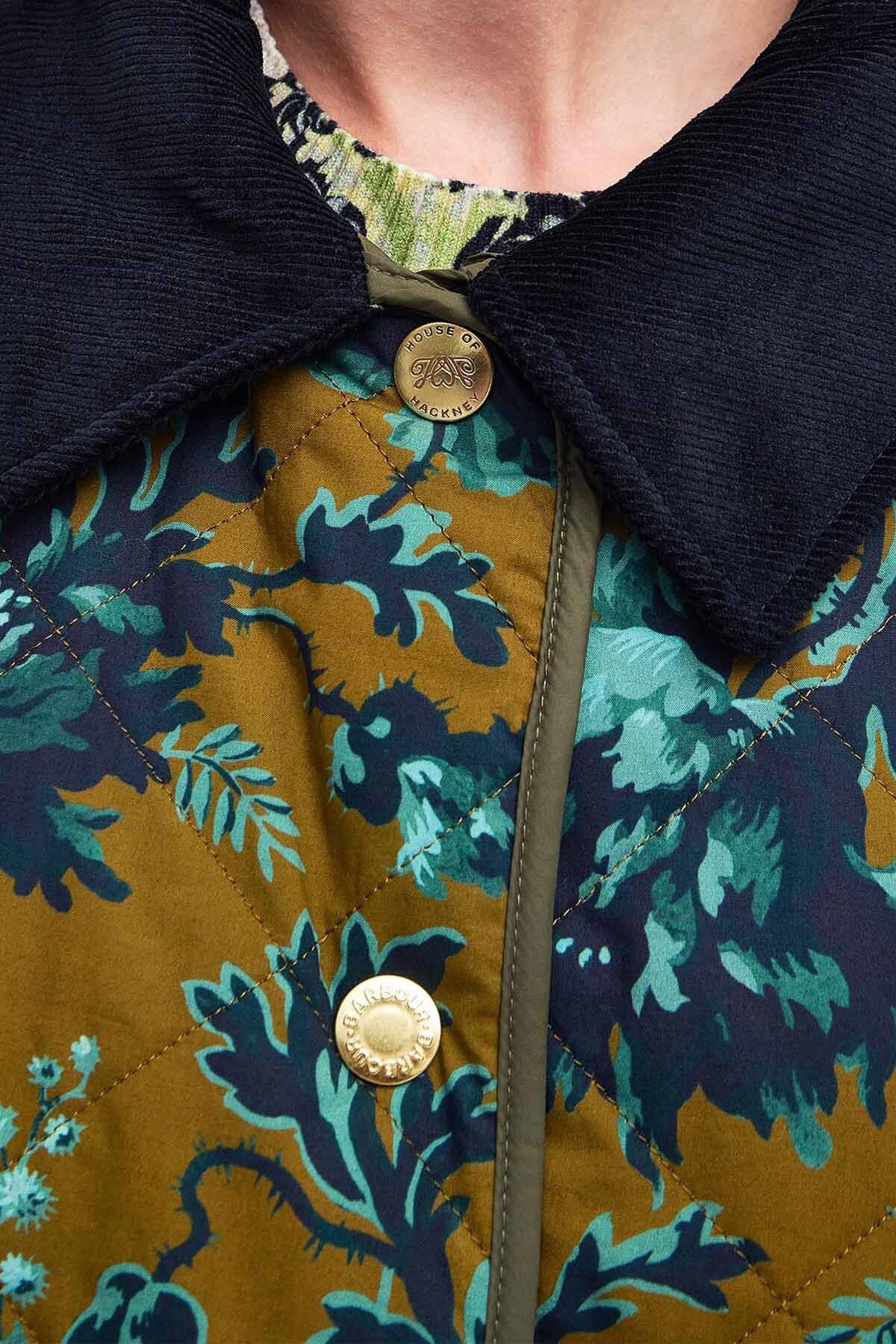 Daintry Reversible Quilted Jacket - FERN/OPIA