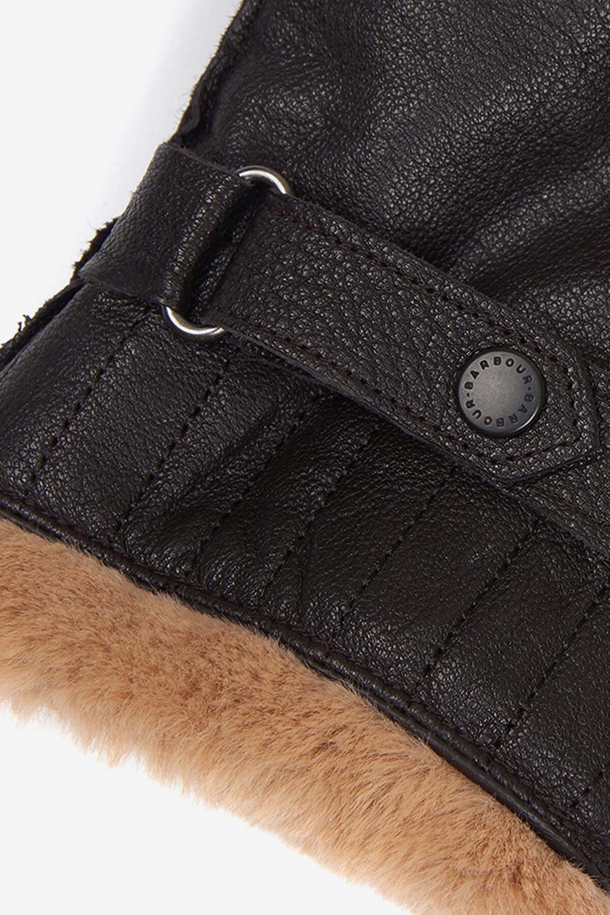 Leather Utility Gloves - BROWN