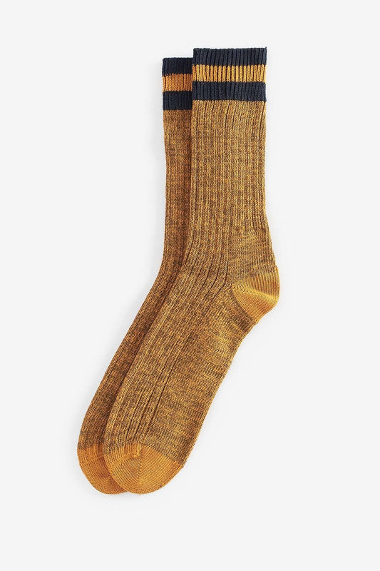 Shandwick Socks - OLIVE/HONEY GOLD