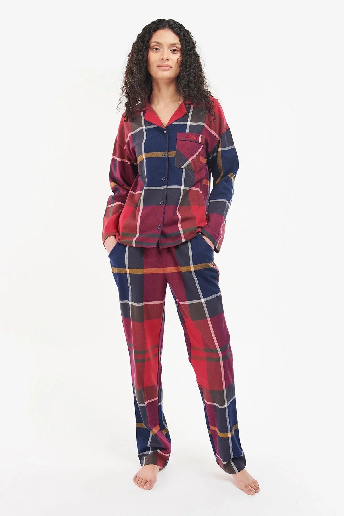 Large Scale Ellery PJ Set - LARGE RED TARTAN